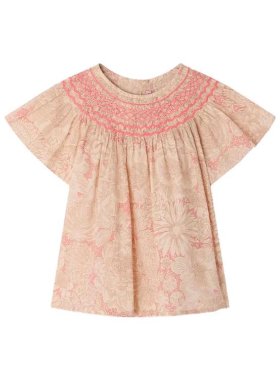 26SS [키즈] 봉쁘앙 셔츠 S06GBLW00016 522 FL ROSE MOYEN