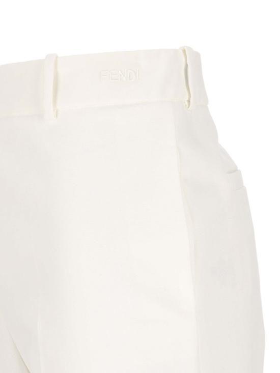 26SS 펜디 스트레이트 팬츠 FR6711 AW7QF0ZNM White - FENDI