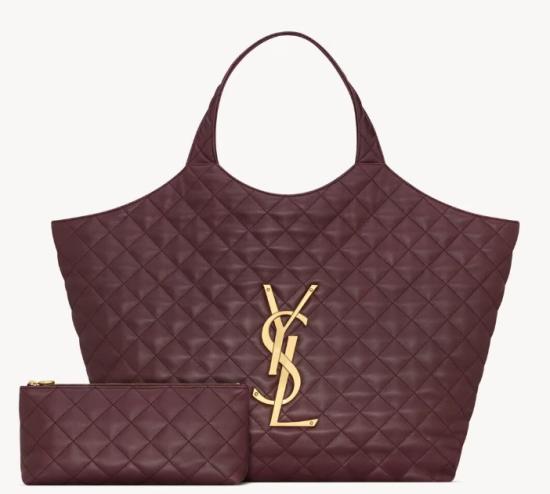 26SS 생로랑 이카 퀼티드 나파 백 698651AAANG 6195 HOTWINE - SAINT LAURENT