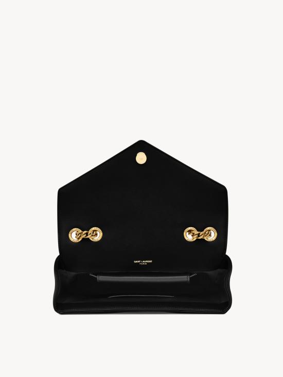 26SS 생로랑 루루 마틀라세 램스킨 스몰 숄더백 801437AAEAX 1000 Black - SAINT LAURENT