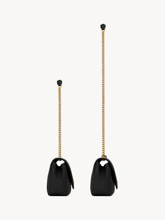 26SS 생로랑 루루 마틀라세 램스킨 스몰 숄더백 801437AAEAX 1000 Black - SAINT LAURENT