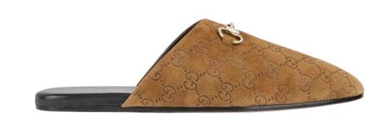 25FW 구찌 홀스빗 스웨이드 뮬 850140 AAFQV2118 Pepper brown