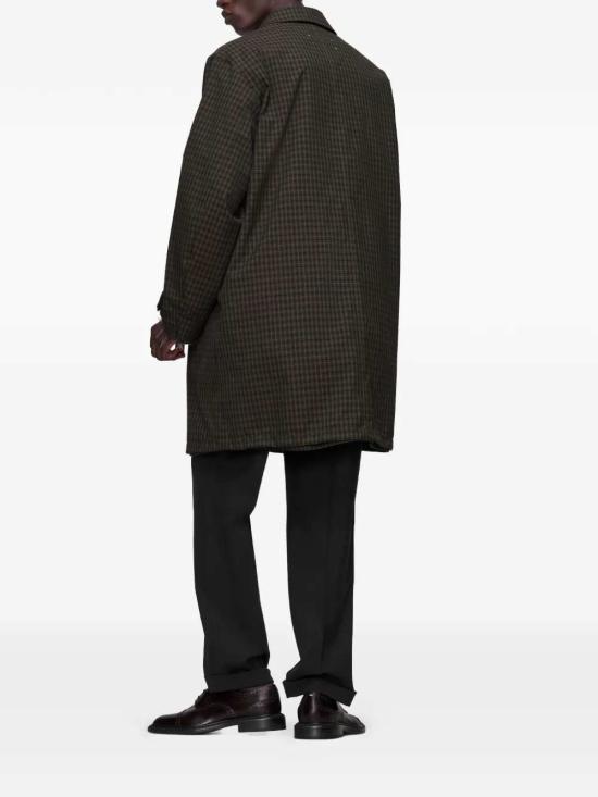 26SS 마르지엘라 오버사이즈 리버시블 트렌치 코트 S50AH0142MTN145 OLIVE BROWN CHECK - MAISON MARGIELA