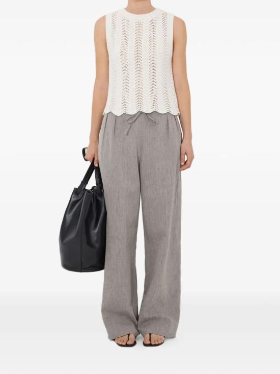 26SS 루루 드 세종 민소매 티셔츠 VITTORIAIVORY White - LOULOU DE SAISON