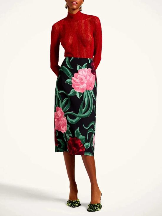 26SS 라 더블제이 미디 스커트 SKI0011SAB001PEO05BL01 Multicolour - LA DOUBLEJ