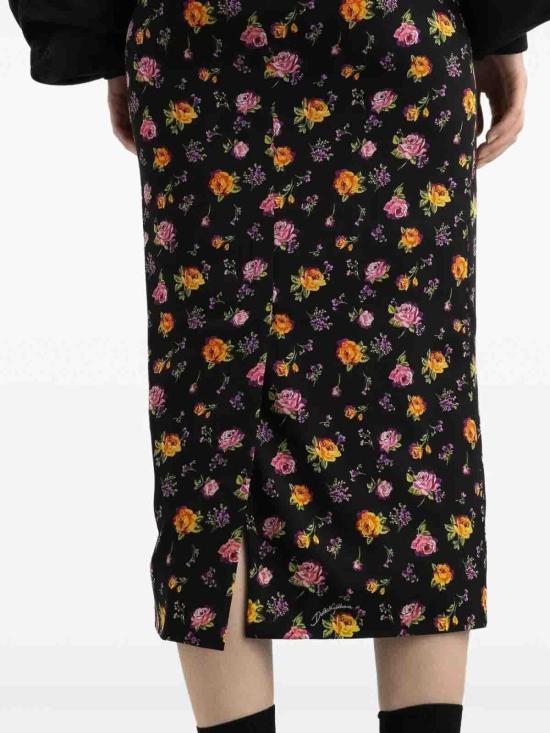 26SS 돌체앤가바나 미디 스커트 F4DCBTFSA8DHN5XR Black - DOLCE & GABBANA
