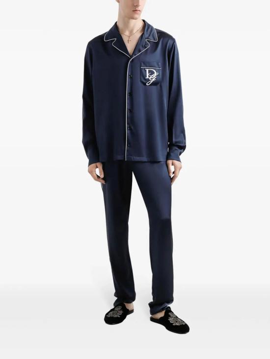 25SS 돌체앤가바나 스트레이트 팬츠 GVCRAZFU1AUB0665 Blue - DOLCE & GABBANA