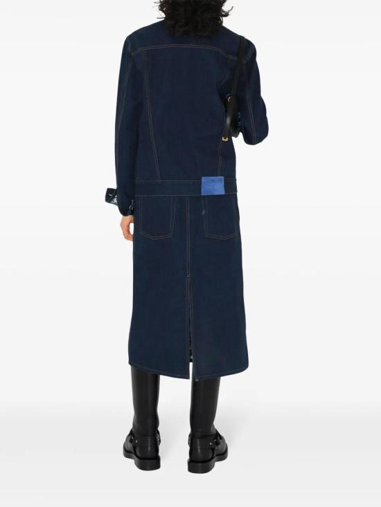  버버리 롱 스커트 8083654 Blue - BURBERRY