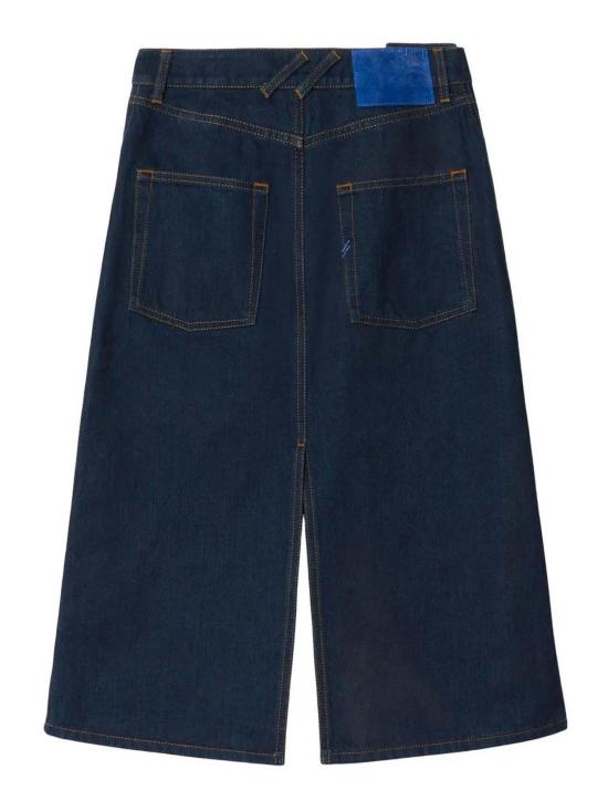  버버리 롱 스커트 8083654 Blue - BURBERRY