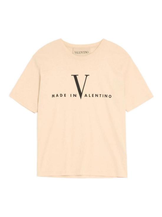 26SS 발렌티노 가라바니 반팔 티셔츠 VMG16PBAQQT3 Beige