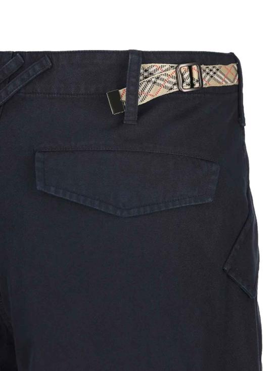 26SS 버버리 스트레이트 팬츠 8119203 Blue - BURBERRY