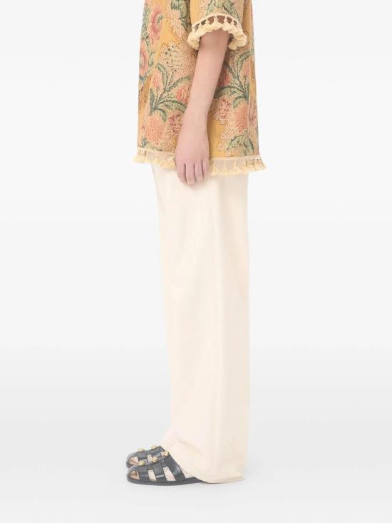 26SS 발렌티노 가라바니 스트레이트 팬츠 VDE05CB9WA03 Beige - VALENTINO GARAVANI