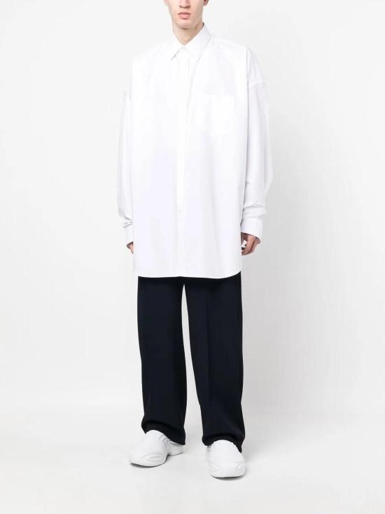  발렌시아가 수트 팬츠 725469TNT094100 Blue - BALENCIAGA