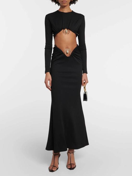  크리스토퍼에스버 롱 스커트 23014002 Black - CHRISTOPHER ESBER