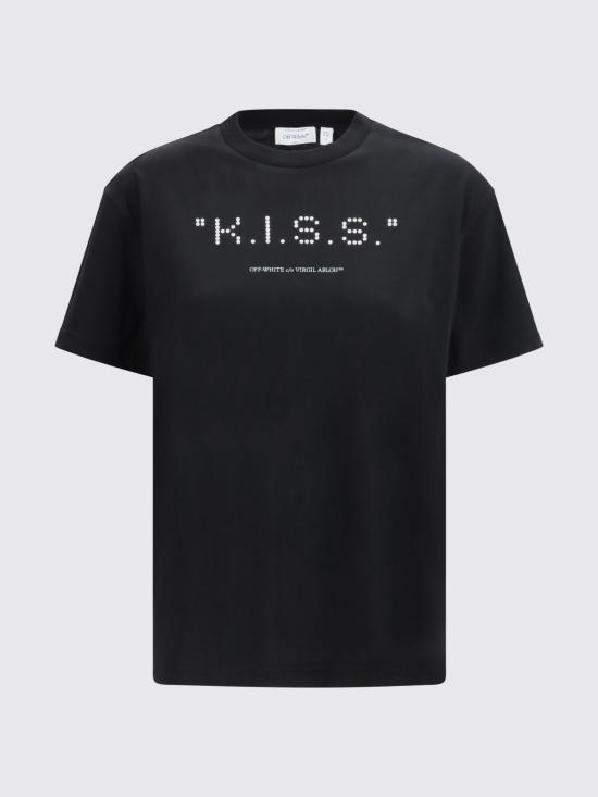 26SS 오프화이트 반팔 티셔츠 2AA089S26JER007 W003 Black - OFF WHITE