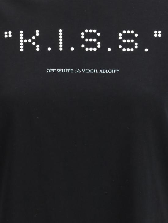 26SS 오프화이트 반팔 티셔츠 2AA089S26JER007 W003 Black - OFF WHITE