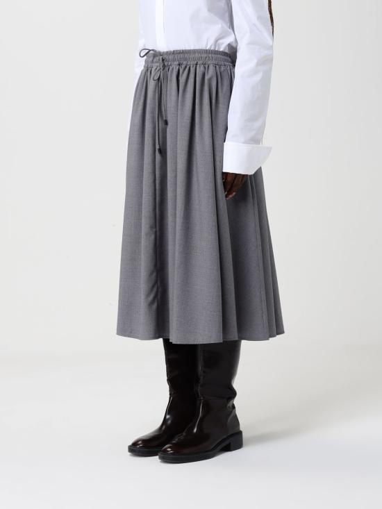 26SS 막스마라 롱 스커트 2611101061600 004 Grey - MAX MARA