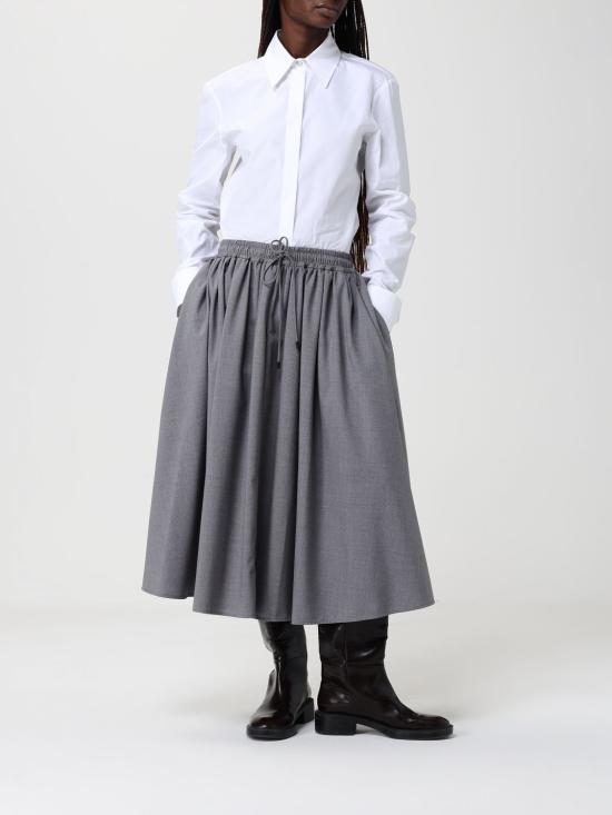 26SS 막스마라 롱 스커트 2611101061600 004 Grey - MAX MARA