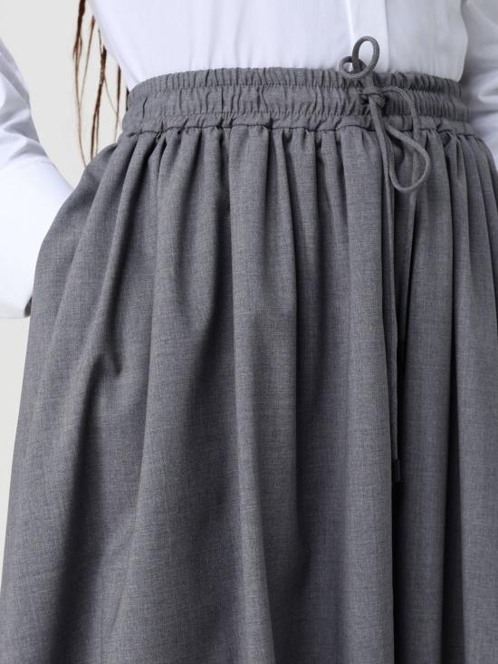 26SS 막스마라 롱 스커트 2611101061600 004 Grey - MAX MARA