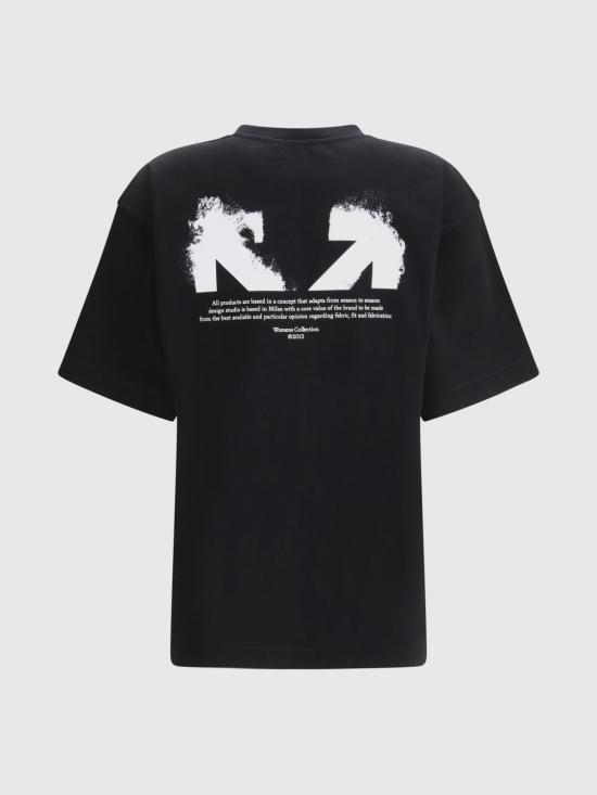 26SS 오프화이트 반팔 티셔츠 2AA13FS26JER001 W003 Black - OFF WHITE