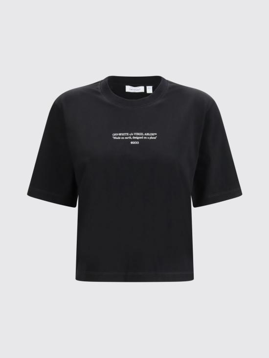 26SS 오프화이트 반팔 티셔츠 2AA124S26JER006 W003 Black - OFF WHITE