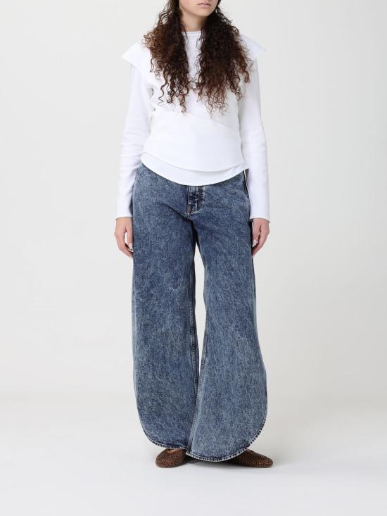 26SS 알라이아 긴팔 티셔츠 AA9I0023J095C 000 White - ALAIA