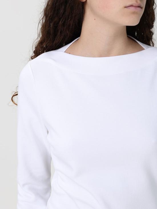 26SS 알라이아 긴팔 티셔츠 AA9I0023J095C 000 White - ALAIA