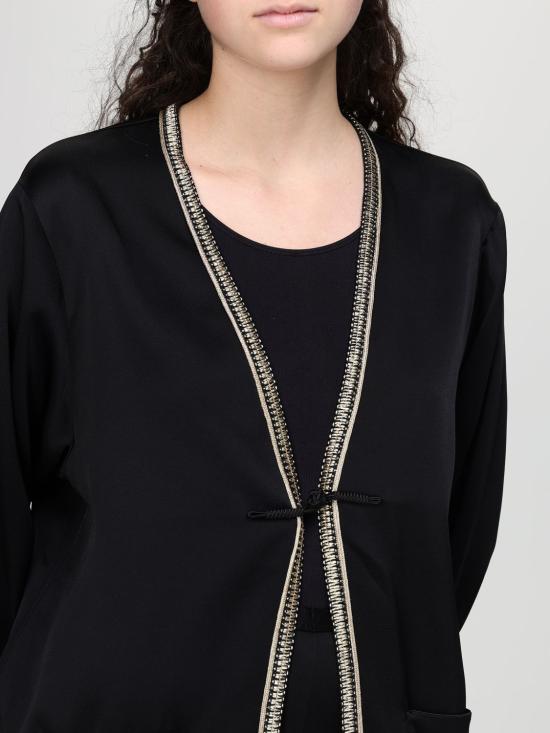 26SS 포르테포르테 스웨터 14548MYJACKET 8000 Black - FORTE FORTE