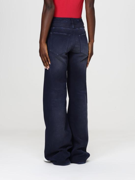 26SS 발렌시아가 커브드 Waist 팬츠 848019TTW64 8074 Navy - BALENCIAGA