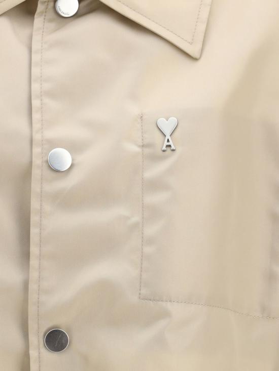 26SS 아미 ADC 나일론 스터드 버튼 자켓 UJK872PA0037 A036 Beige - AMI