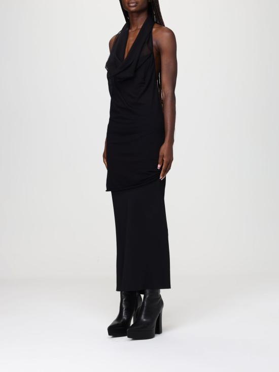 26SS 릭 오웬스 롱 원피스 RP01F6105UCS 09 Black - RICK OWENS