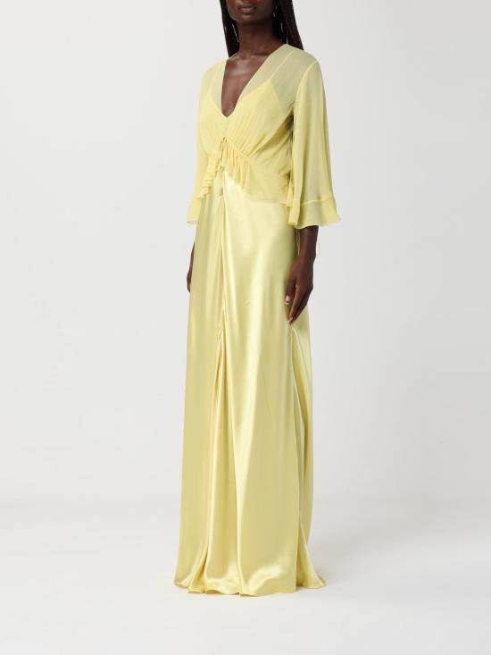 26SS 알베르타 페레티 롱 원피스 04061627 0024 Yellow - ALBERTA FERRETTI