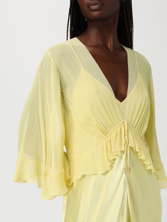 26SS 알베르타 페레티 롱 원피스 04061627 0024 Yellow - ALBERTA FERRETTI