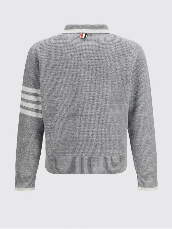 26SS 톰브라운 폴로 티셔츠 MKP156AY6011 055 Grey - THOM BROWNE