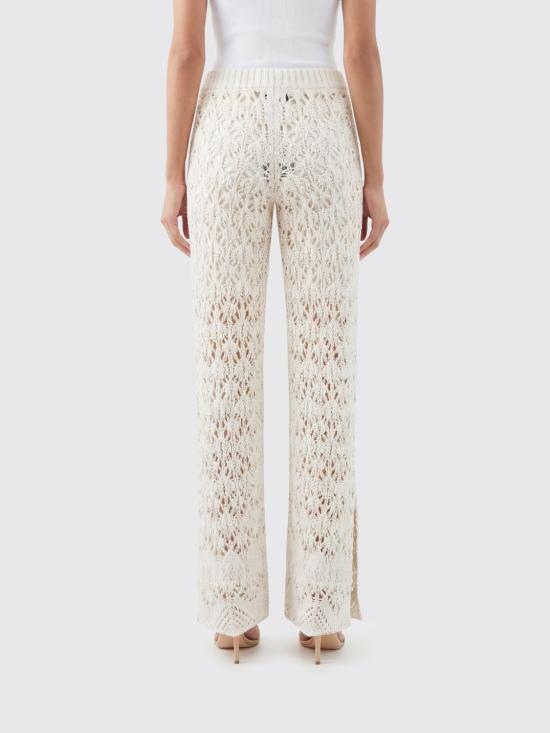 26SS 알라누이 팔라초 팬츠 LWHG018R26KNI001 OFOF Cream - ALANUI