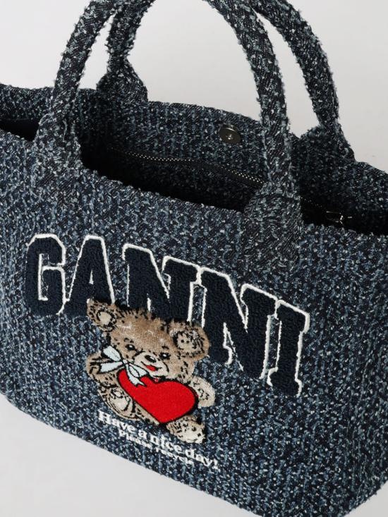 26SS 가니 토트백 B2110036 077 Blue - GANNI