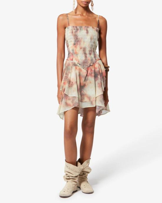 26SS 이자벨마랑 미디 원피스 RO0246FAD1J13E 90BE Beige - ISABEL MARANT