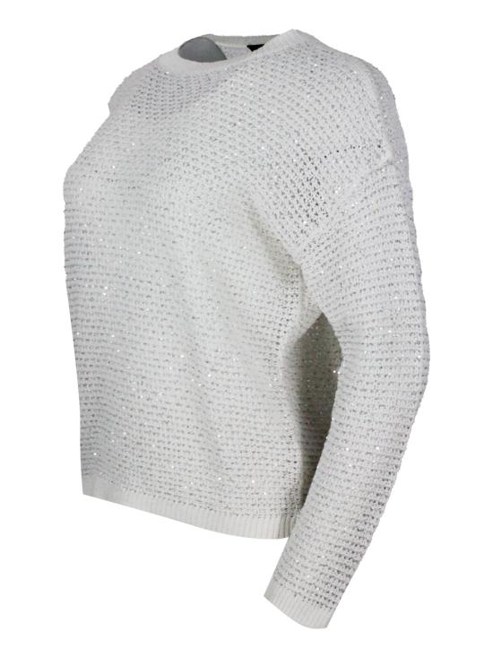 26SS 파비아나 필리피 스웨터 MAD276F534M120 VR1 White - FABIANA FILIPPI