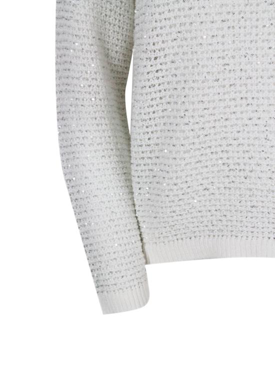 26SS 파비아나 필리피 스웨터 MAD276F534M120 VR1 White - FABIANA FILIPPI