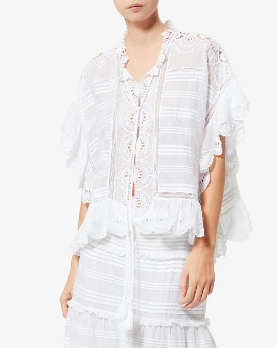 26SS 이자벨마랑 블라우스 HT0768FAD1J05E 20WH White - ISABEL MARANT