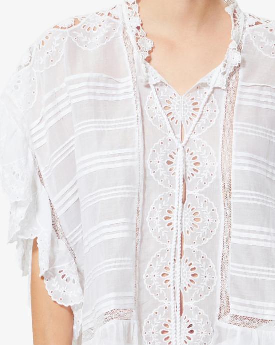 26SS 이자벨마랑 블라우스 HT0768FAD1J05E 20WH White - ISABEL MARANT