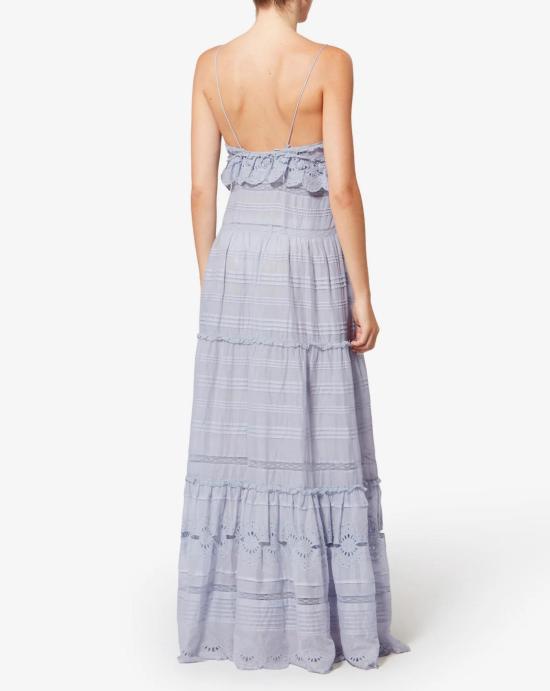 26SS 이자벨마랑 미디 원피스 RO0951FAD1J05E 30LU Light blue - ISABEL MARANT