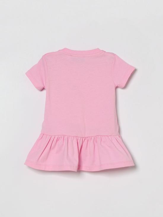 26SS [키즈] 모스키노 점프수트 MDV0DJLAA02 51473 Pink - MOSCHINO