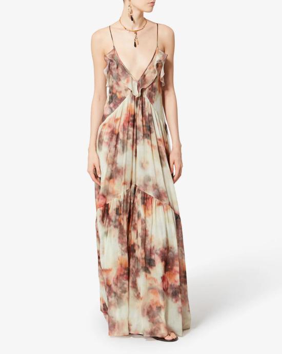 26SS 이자벨마랑 미디 원피스 RO1062FAD1J13E 90BE Beige - ISABEL MARANT