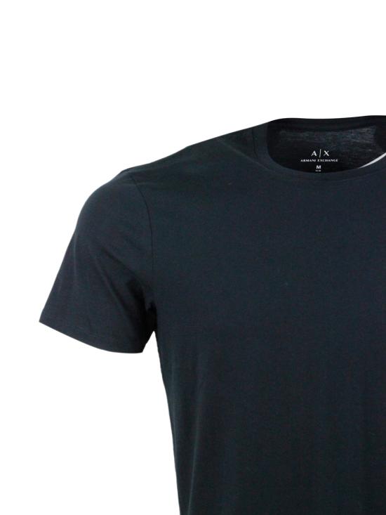 26SS 알마니 반팔 티셔츠 8NZT74ZJA5Z9 1510 Blue - ARMANI