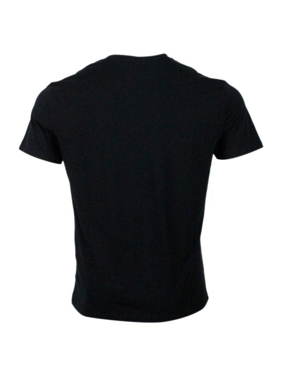 26SS 알마니 반팔 티셔츠 8NZT74ZJA5Z9 1510 Blue - ARMANI