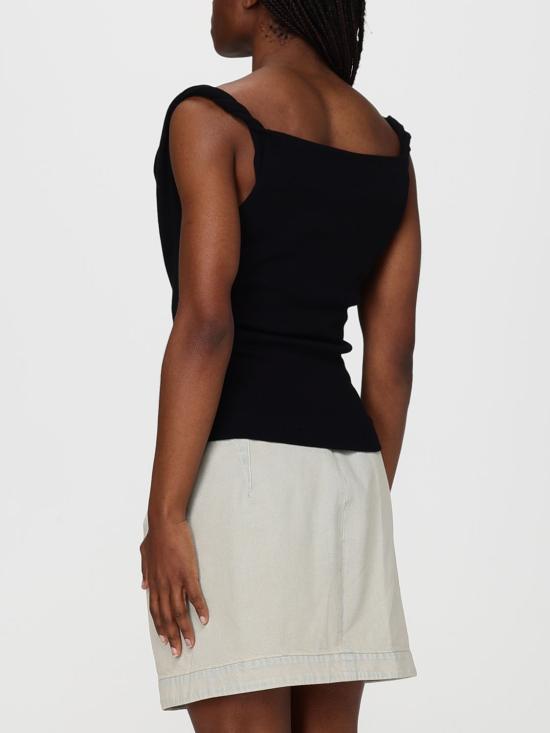 26SS 비비안웨스트우드 민소매 티셔츠 1504000BJ009C N401 Black - VIVIENNE WESTWOOD