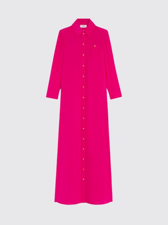 26SS 셀린느 롱 원피스 RR0K3008D 25FI Fuchsia