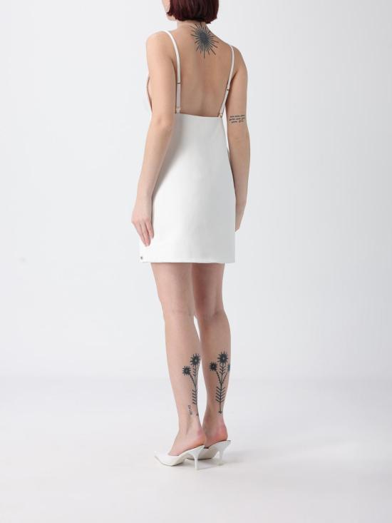 26SS 엘리자베타프랜치 롱 원피스 AB92261E2 360 White - ELISABETTA FRANCHI