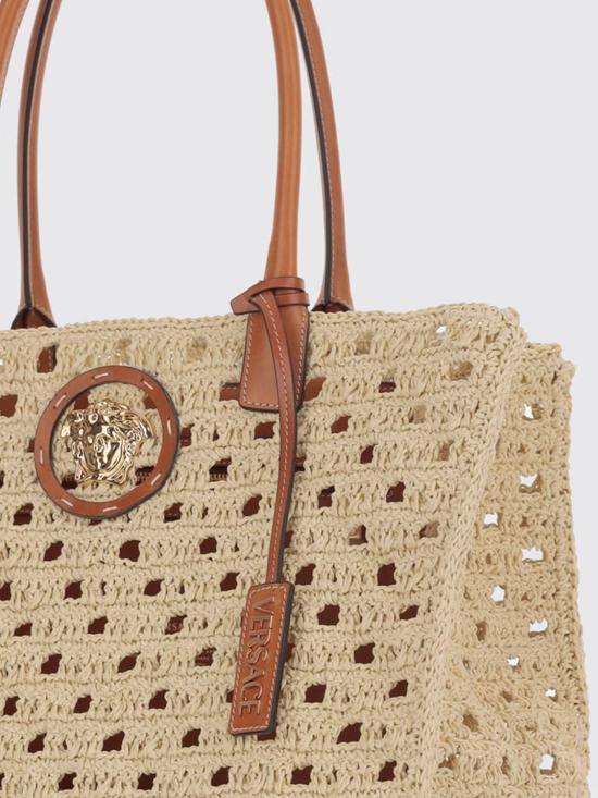 26SS 베르사체 토트백 10047411A16999 2KJ8V Natural - VERSACE